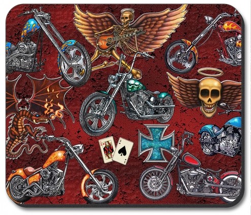 Bikes and Skulls - #1010