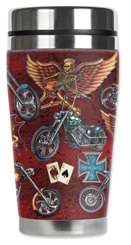 Bikes and Skulls - #1010