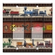 Printed Decora 2 Gang Rocker Style Switch with matching Wall Plate - Trains and Signs II - Image by Dan Morris