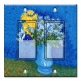 Printed Decora 2 Gang Rocker Style Switch with matching Wall Plate - Van Gogh: Lilacs