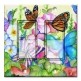 Printed Decora 2 Gang Rocker Style Switch with matching Wall Plate - Garden Butterflies