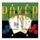 Printed Decora 2 Gang Rocker Style Switch with matching Wall Plate - Poker