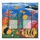 Printed Decora 2 Gang Rocker Style Switch with matching Wall Plate - Sea Life