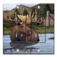 Printed 2 Gang Decora Duplex Receptacle Outlet with matching Wall Plate - Moose Pond - Image by Dan Morris
