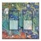 Printed Decora 2 Gang Rocker Style Switch with matching Wall Plate - Van Gogh: Irises
