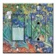 Printed 2 Gang Decora Switch - Outlet Combo with matching Wall Plate - Van Gogh: Irises