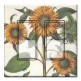 Printed Decora 2 Gang Rocker Style Switch with matching Wall Plate - Sunflowers