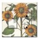 Printed 2 Gang Decora Switch - Outlet Combo with matching Wall Plate - Sunflowers