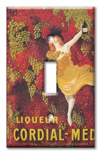 Art Plates - Decorative OVERSIZED Switch Plates & Outlet Covers - Liqueur