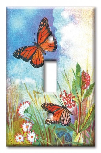 Butterflies and Flowers - #178