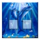 Printed Decora 2 Gang Rocker Style Switch with matching Wall Plate - Sunlit Dolphins