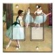 Printed Decora 2 Gang Rocker Style Switch with matching Wall Plate - Degas: Dance Foyer