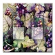 Printed Decora 2 Gang Rocker Style Switch with matching Wall Plate - Grapes and Leaves