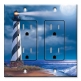 Printed 2 Gang Decora Duplex Receptacle Outlet with matching Wall Plate - Cape Hatteras