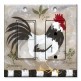 Printed 2 Gang Decora Switch - Outlet Combo with matching Wall Plate - Jennifer's Rooster