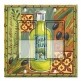 Printed Decora 2 Gang Rocker Style Switch with matching Wall Plate - Olive Oil