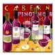 Printed Decora 2 Gang Rocker Style Switch with matching Wall Plate - Red Wines