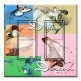 Printed Decora 2 Gang Rocker Style Switch with matching Wall Plate - Degas Dance Collage