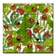 Printed 2 Gang Decora Duplex Receptacle Outlet with matching Wall Plate - Ladybugs and Leaves