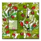 Printed 2 Gang Decora Switch - Outlet Combo with matching Wall Plate - Ladybugs and Leaves