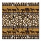 Printed 2 Gang Decora Duplex Receptacle Outlet with matching Wall Plate - African Theme Animals and Prints