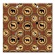 Printed 2 Gang Decora Duplex Receptacle Outlet with matching Wall Plate - African Theme Animal Circles