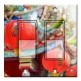 Printed Decora 2 Gang Rocker Style Switch with matching Wall Plate - Hanging Oriental Lanterns