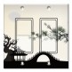 Printed Decora 2 Gang Rocker Style Switch with matching Wall Plate - Asian Architecture II