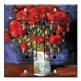 Printed 2 Gang Decora Duplex Receptacle Outlet with matching Wall Plate - Van Gogh: Poppies