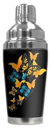 Blue & Yellow Butterflies - #2555