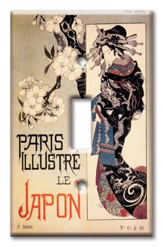 Art Plates - Decorative OVERSIZED Switch Plates & Outlet Covers - Paris Illustre