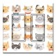 Printed Decora 2 Gang Rocker Style Switch with matching Wall Plate - Cute Cat Heads