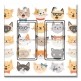 Printed Decora 2 Gang Rocker Style Switch with matching Wall Plate - Cute Cat Heads