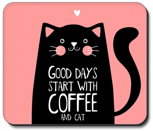 Day Starts with Coffee and Cats - #2580