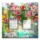 Printed Decora 2 Gang Rocker Style Switch with matching Wall Plate - Floral Wall