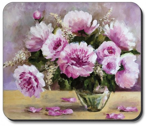 Purple Flowers in a Vase - #2599