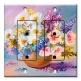 Printed 2 Gang Decora Duplex Receptacle Outlet with matching Wall Plate - Flowers in a Vase