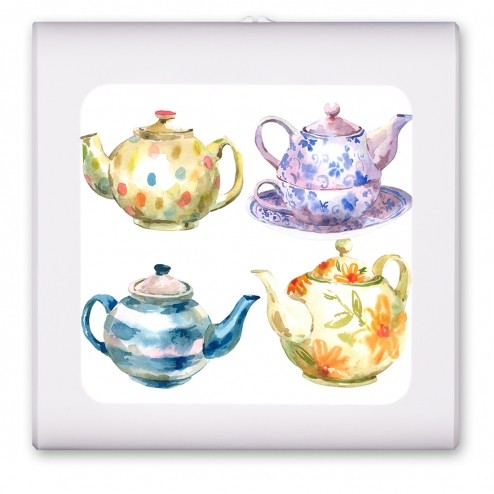 Teapot Water Color - #2616