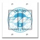 Printed Decora 2 Gang Rocker Style Switch with matching Wall Plate - Laundry Sign