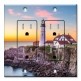 Printed 2 Gang Decora Duplex Receptacle Outlet with matching Wall Plate - Lighthouse at Dusk