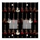 Printed Decora 2 Gang Rocker Style Switch with matching Wall Plate - Electric Guitars