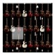 Printed 2 Gang Decora Switch - Outlet Combo with matching Wall Plate - Electric Guitars