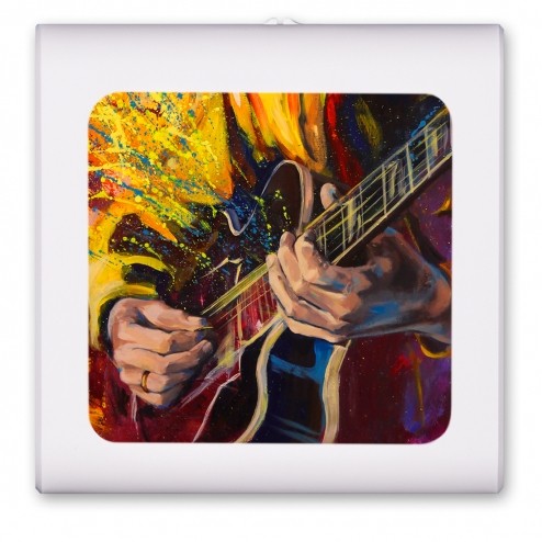 Jazz Guitarist Painting - #2637