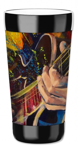 Jazz Guitarist Painting - #2637