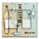 Printed Decora 2 Gang Rocker Style Switch with matching Wall Plate - Martini