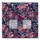 Printed Decora 2 Gang Rocker Style Switch with matching Wall Plate - Pink Paisley