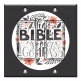 Printed Decora 2 Gang Rocker Style Switch with matching Wall Plate - Bible is our Compass
