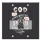 Printed Decora 2 Gang Rocker Style Switch with matching Wall Plate - God is Everywhere