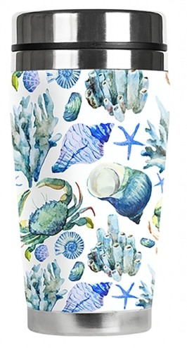 Watercolor Coral Reef - #2696