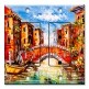 Printed 2 Gang Decora Duplex Receptacle Outlet with matching Wall Plate - Venice Painting